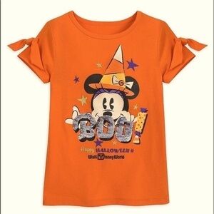 WDW Disney Parks Halloween Minnie Flip Sequin Girls Shirt NWT MNSSHP Size XS